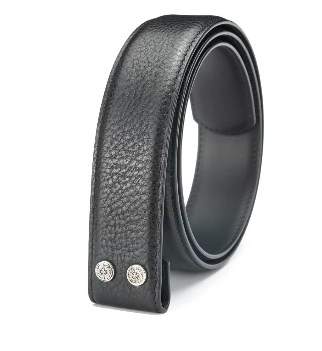 Chrome hearts leather belt strap