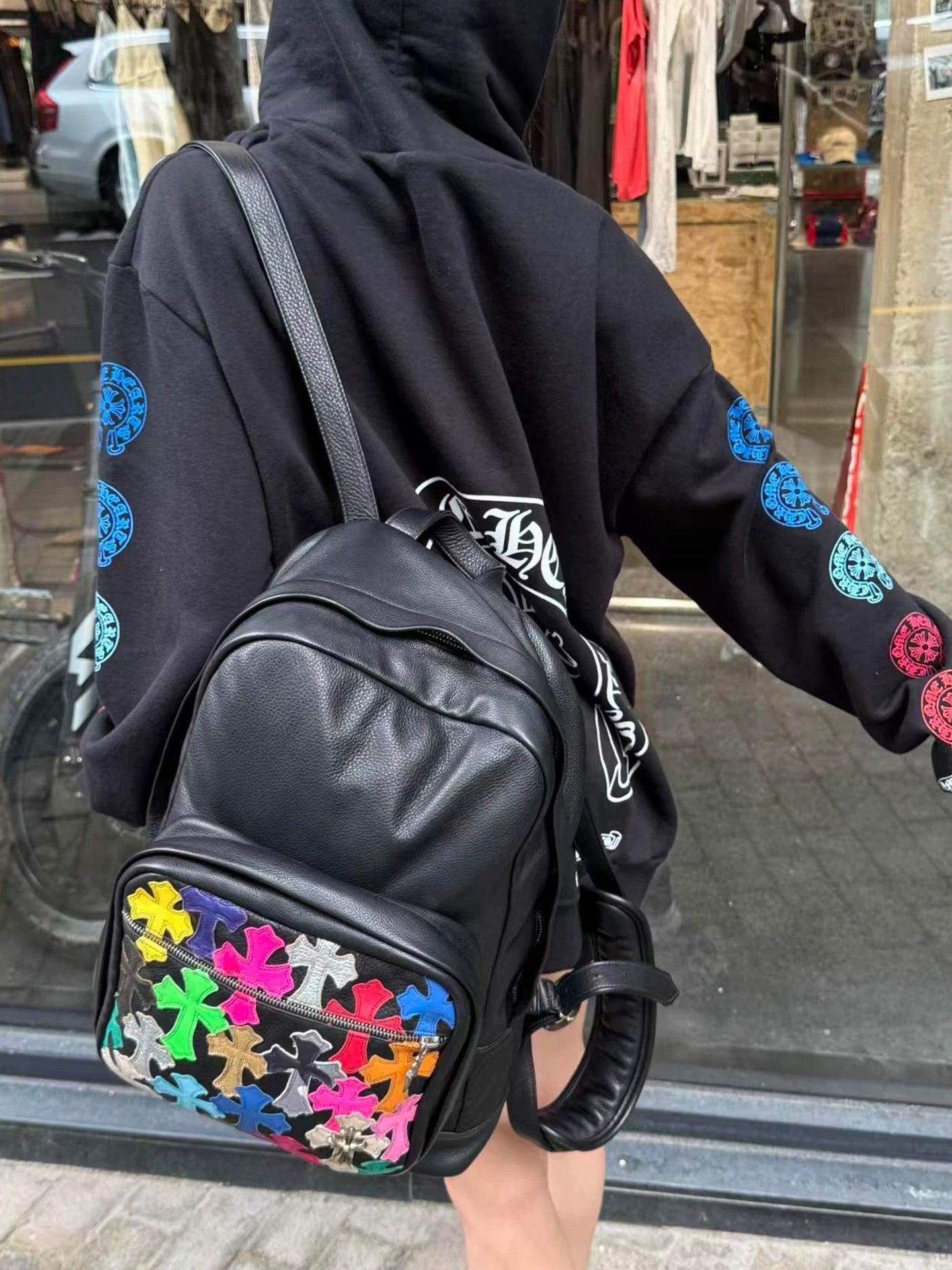 Leather chrome bag - Private property 