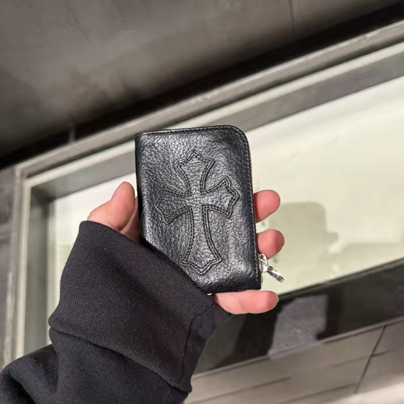 Chrome hearts cross wallet bag