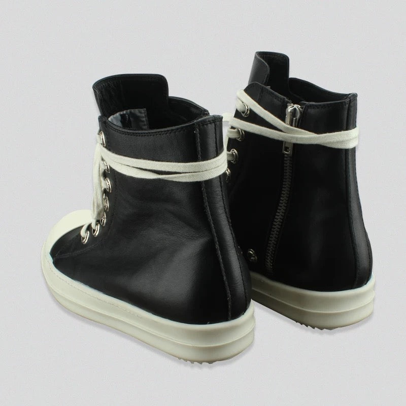 Black Leather chrome Rick ramones