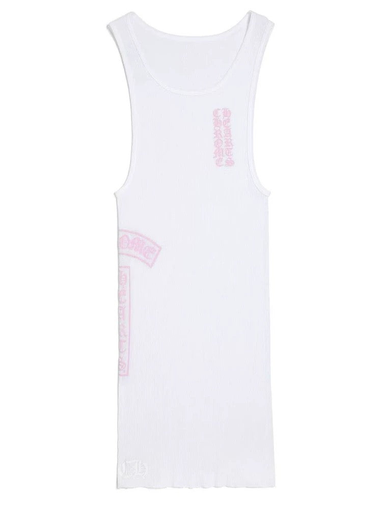 white tank vest top