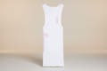 white tank vest top
