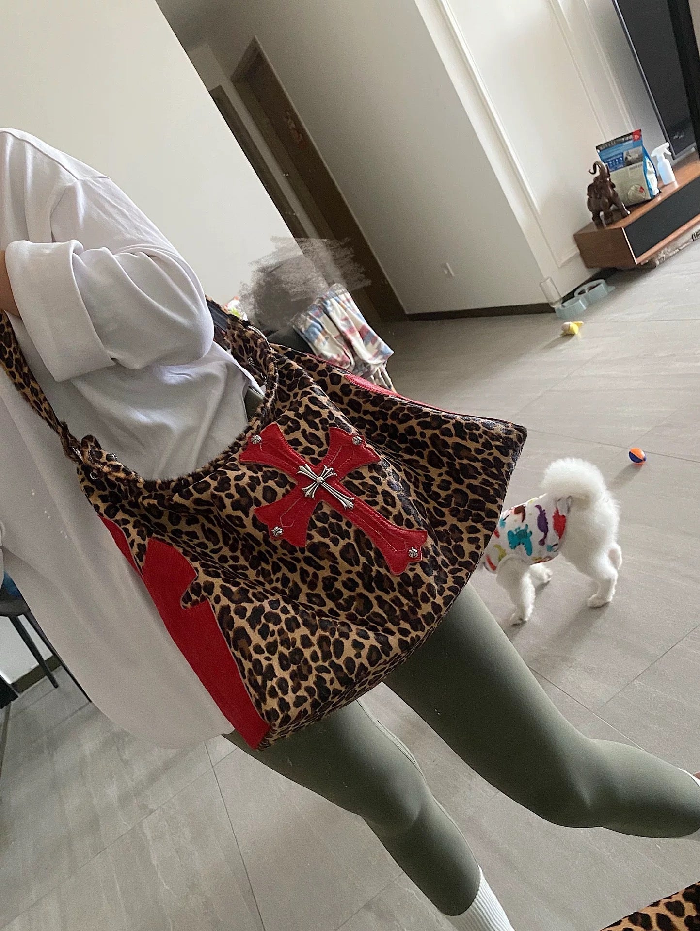 Chrome  Leopard bag - Private property 