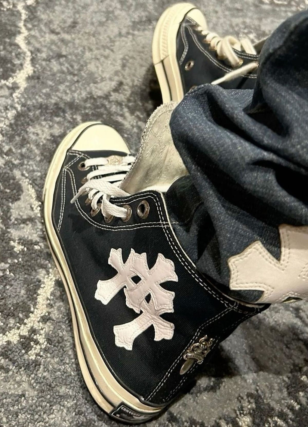 Neon Chrome Cross  Sneakers - Private property 