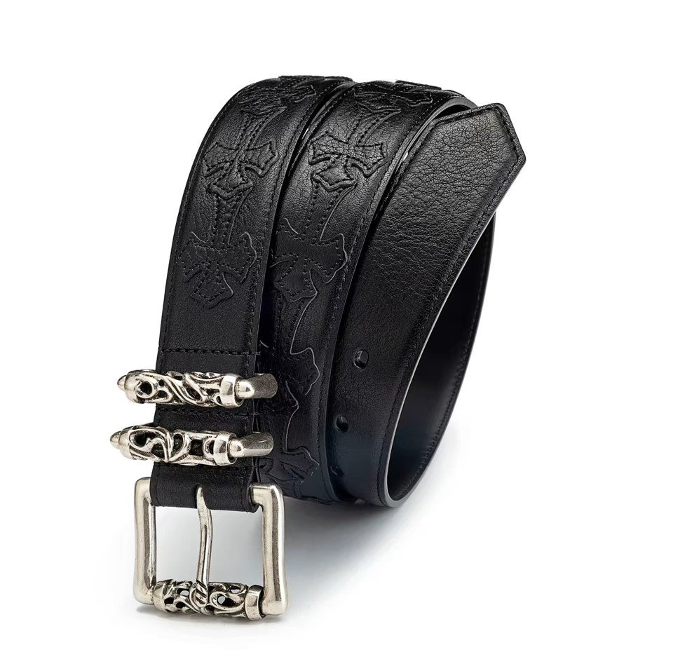 Chrome hearts double roller belt