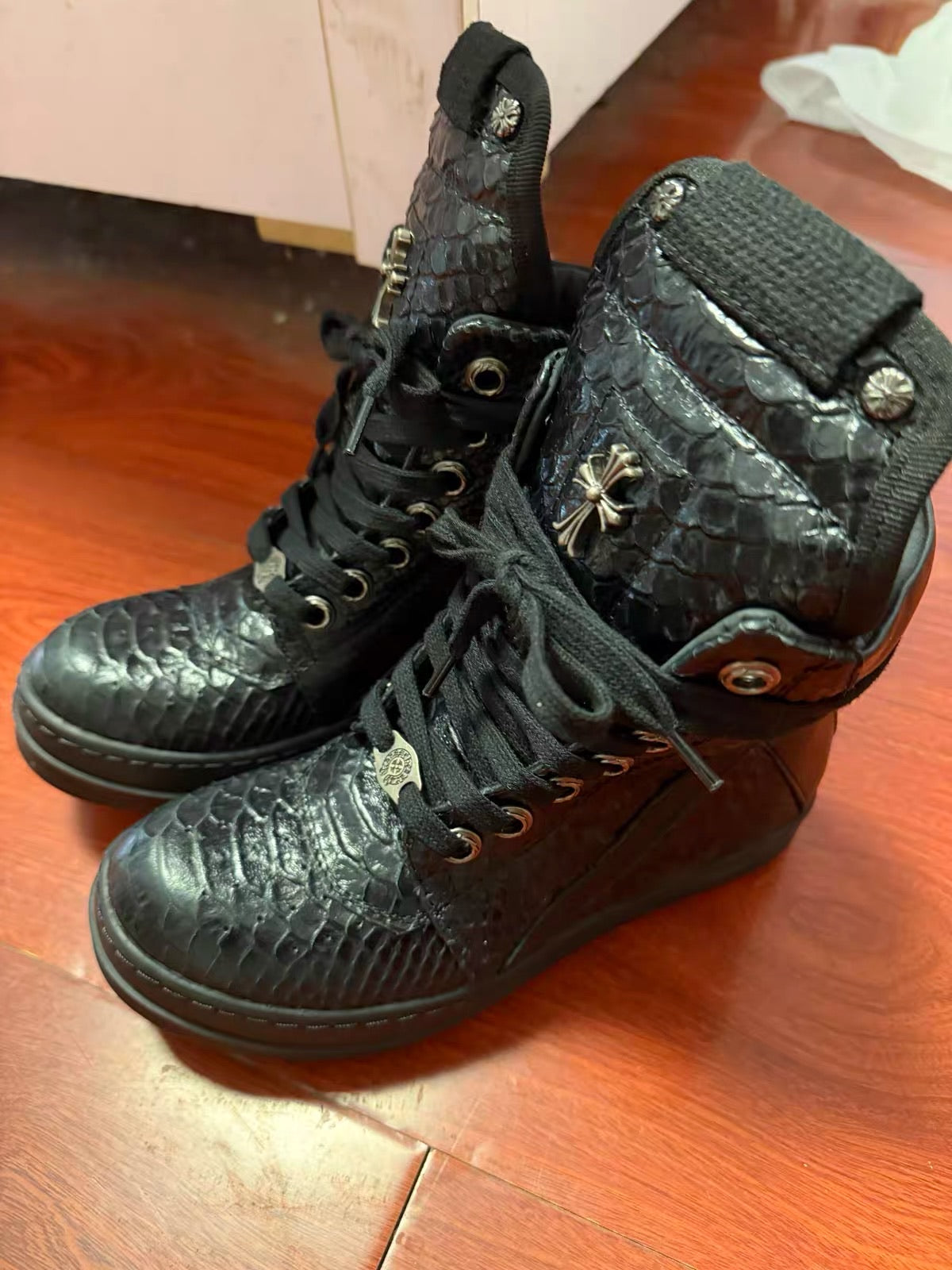 Chrome Apex Python Boots - Private property 