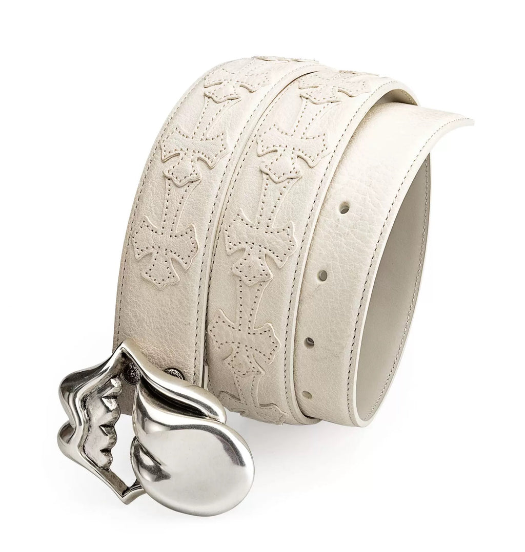 Chrome hearts rolling stone tounge lip  belt