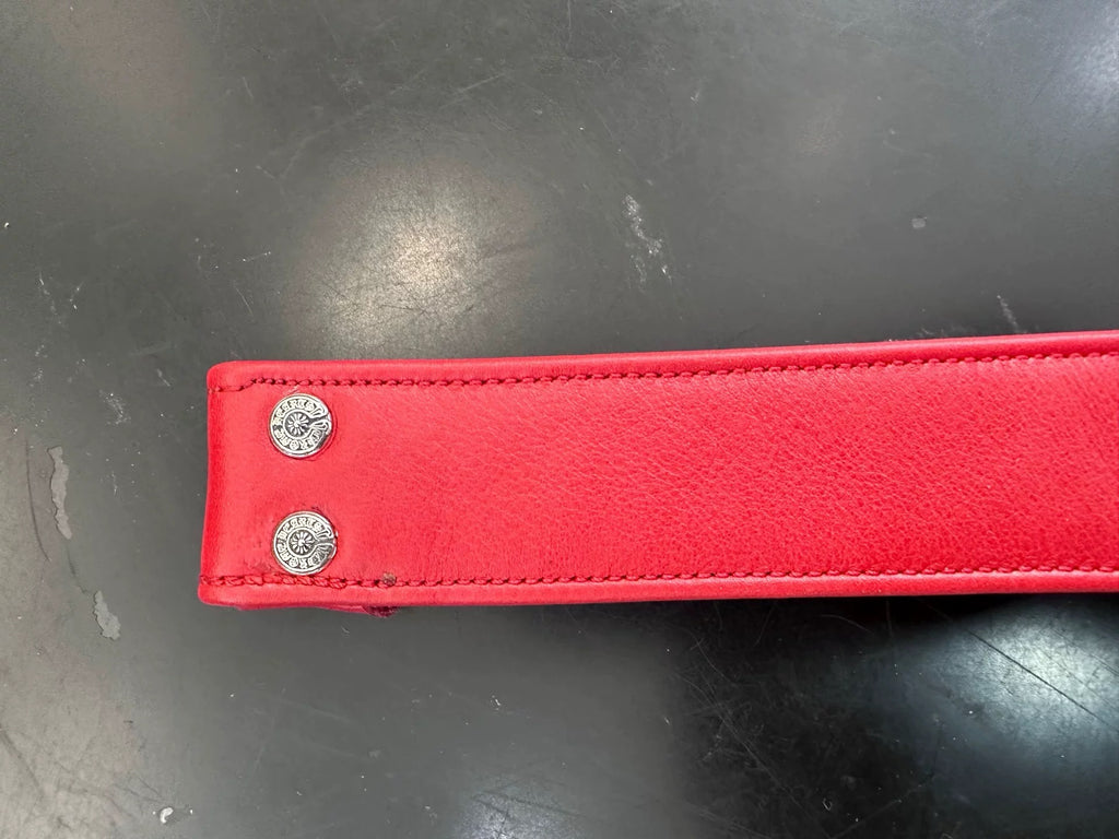 Red cemetery  Chrome Leather belt