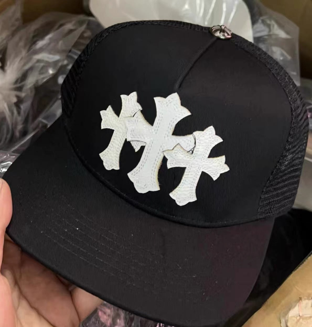 Chrome hearts cross hats