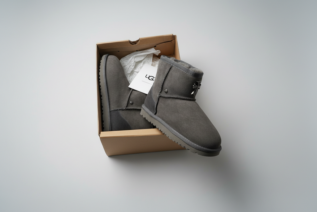 Grey Chrome uggs