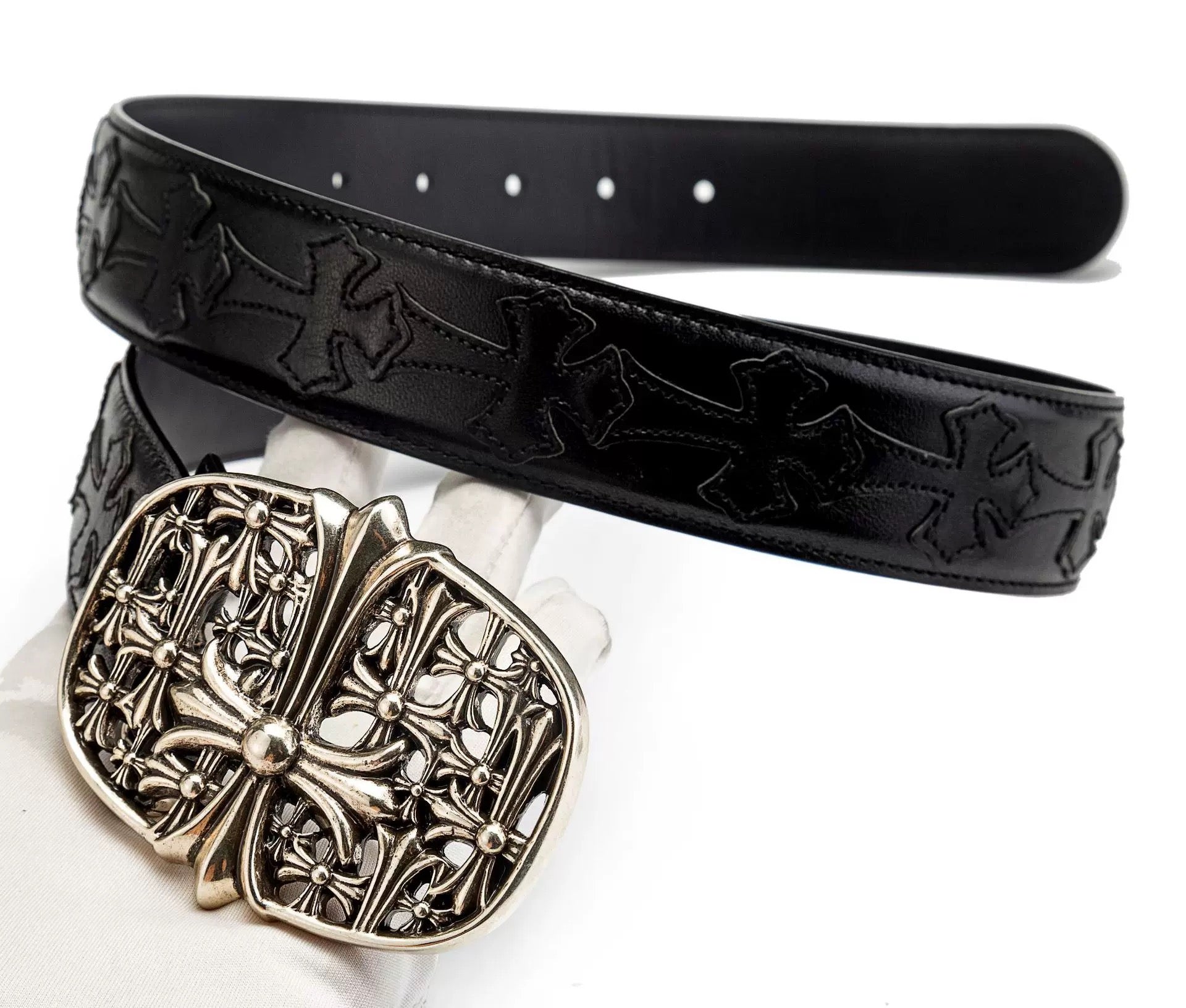 Chrome hearts cemetery belt