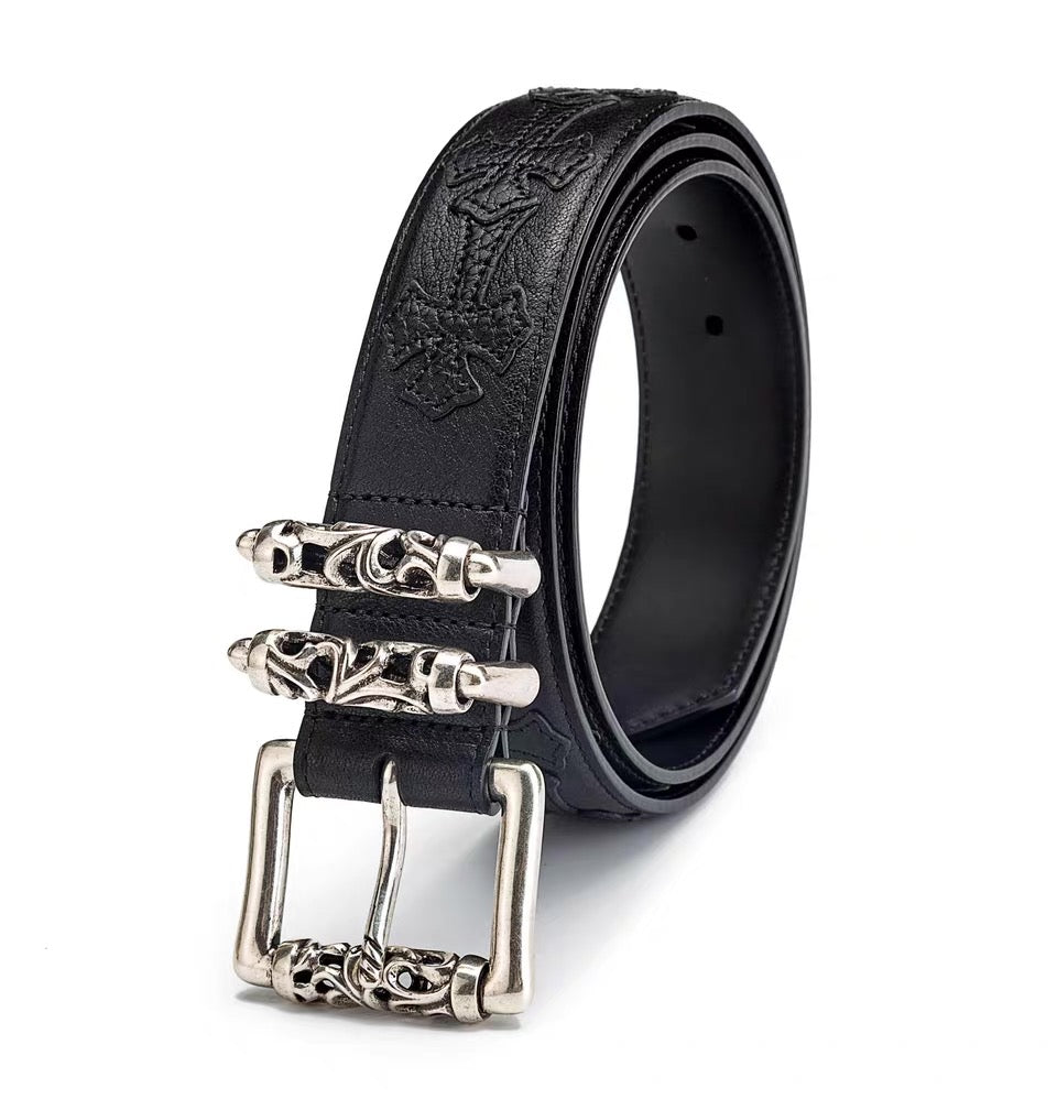 Chrome hearts double roller belt