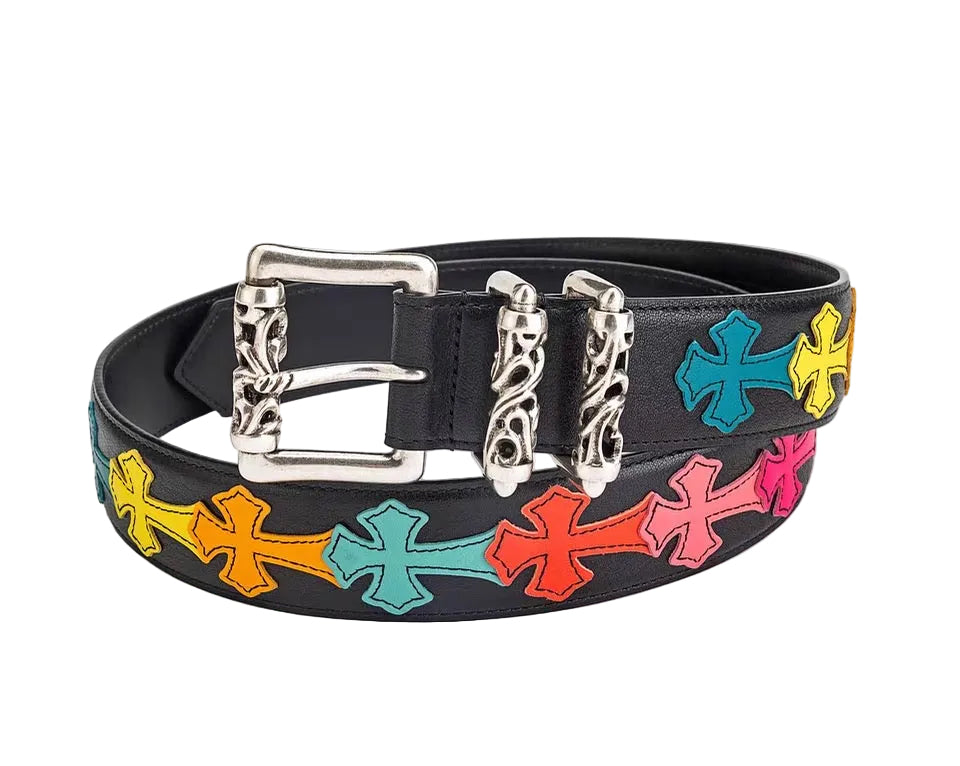 Chrome hearts double roller belt