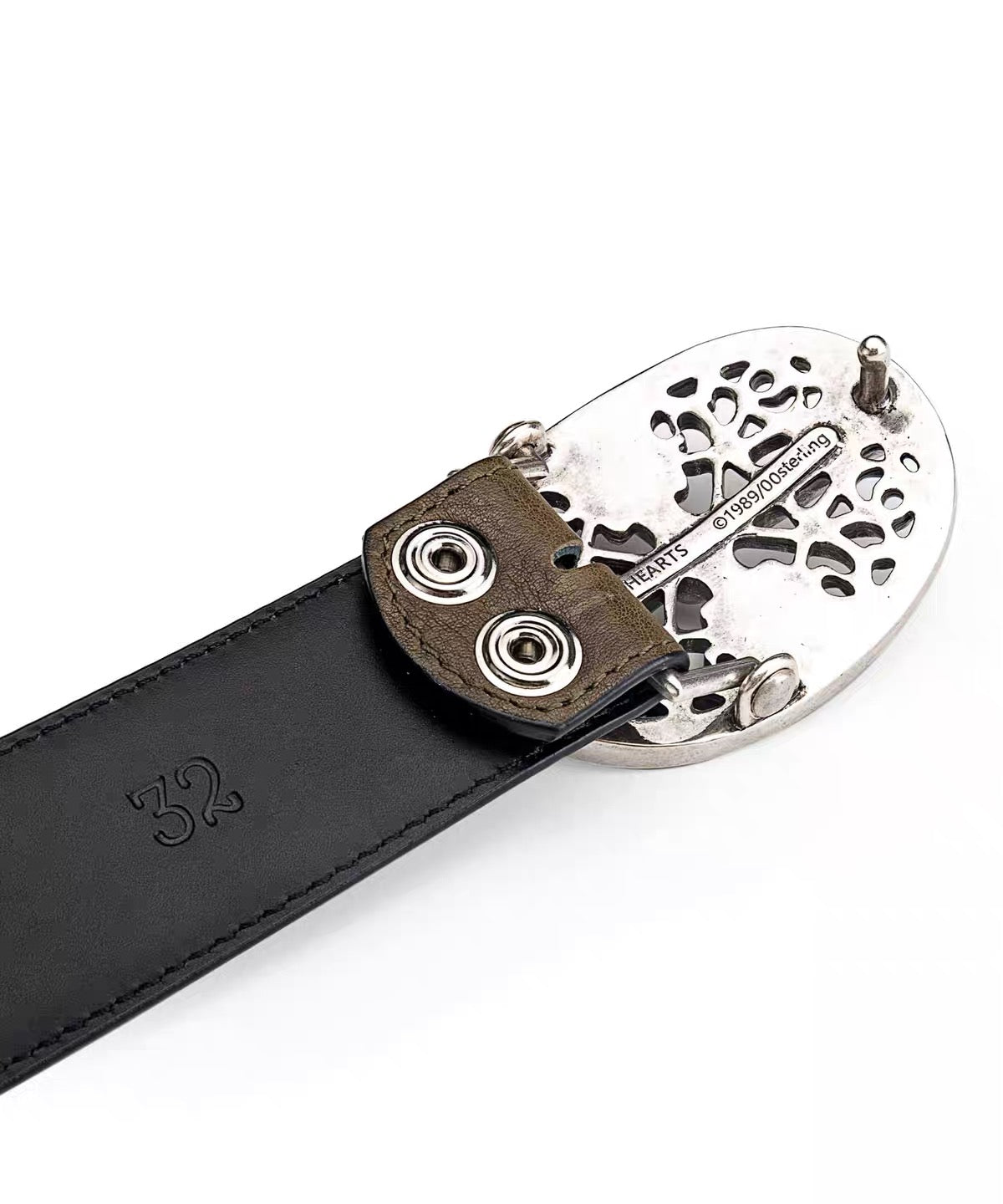 Classic Chrome hearts oval belt