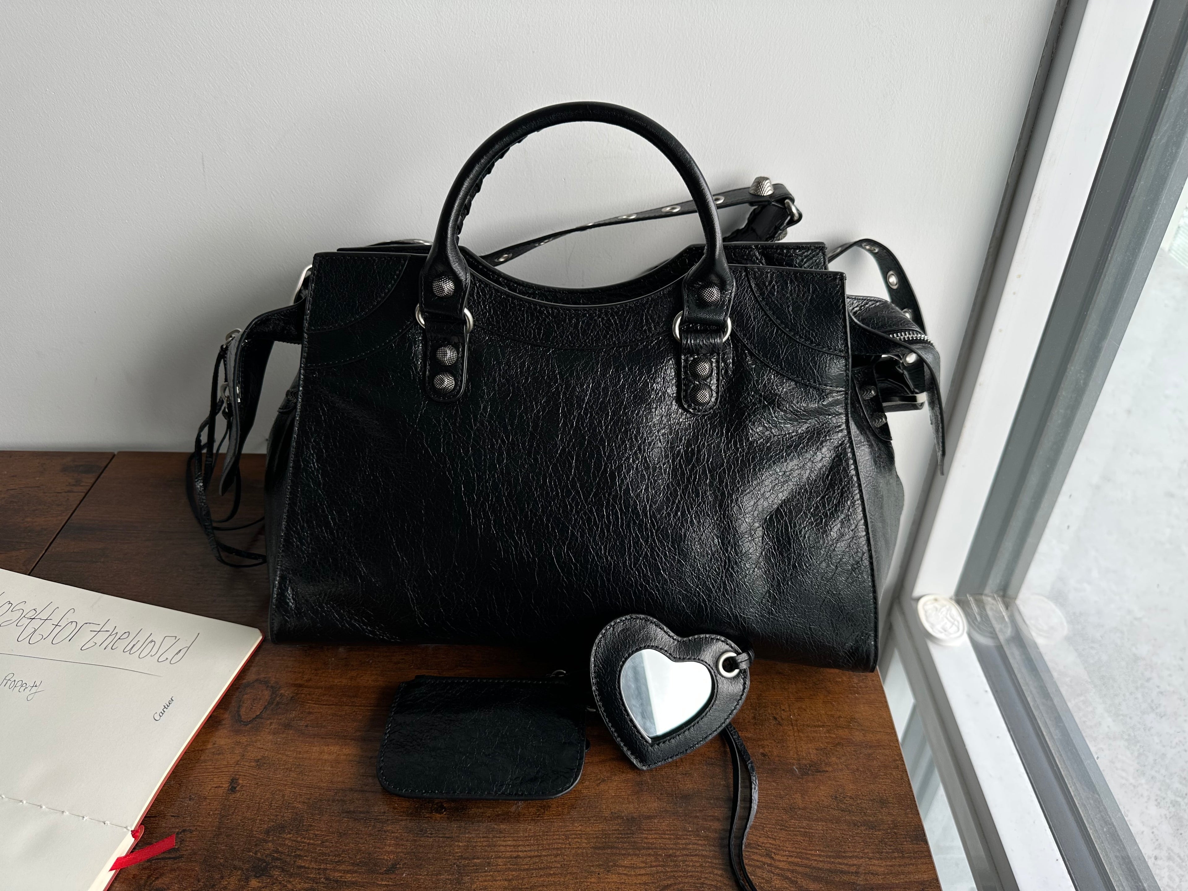 Archive leather stud bag - Private property 