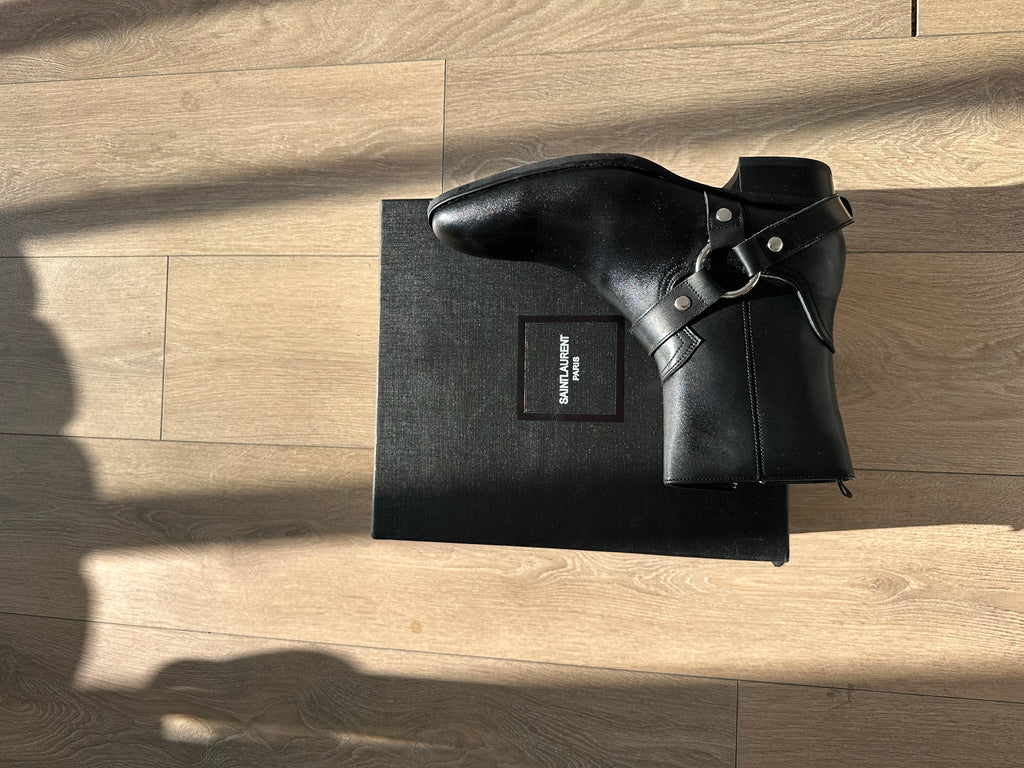 Saint Laurent Wyatt Harness Boots