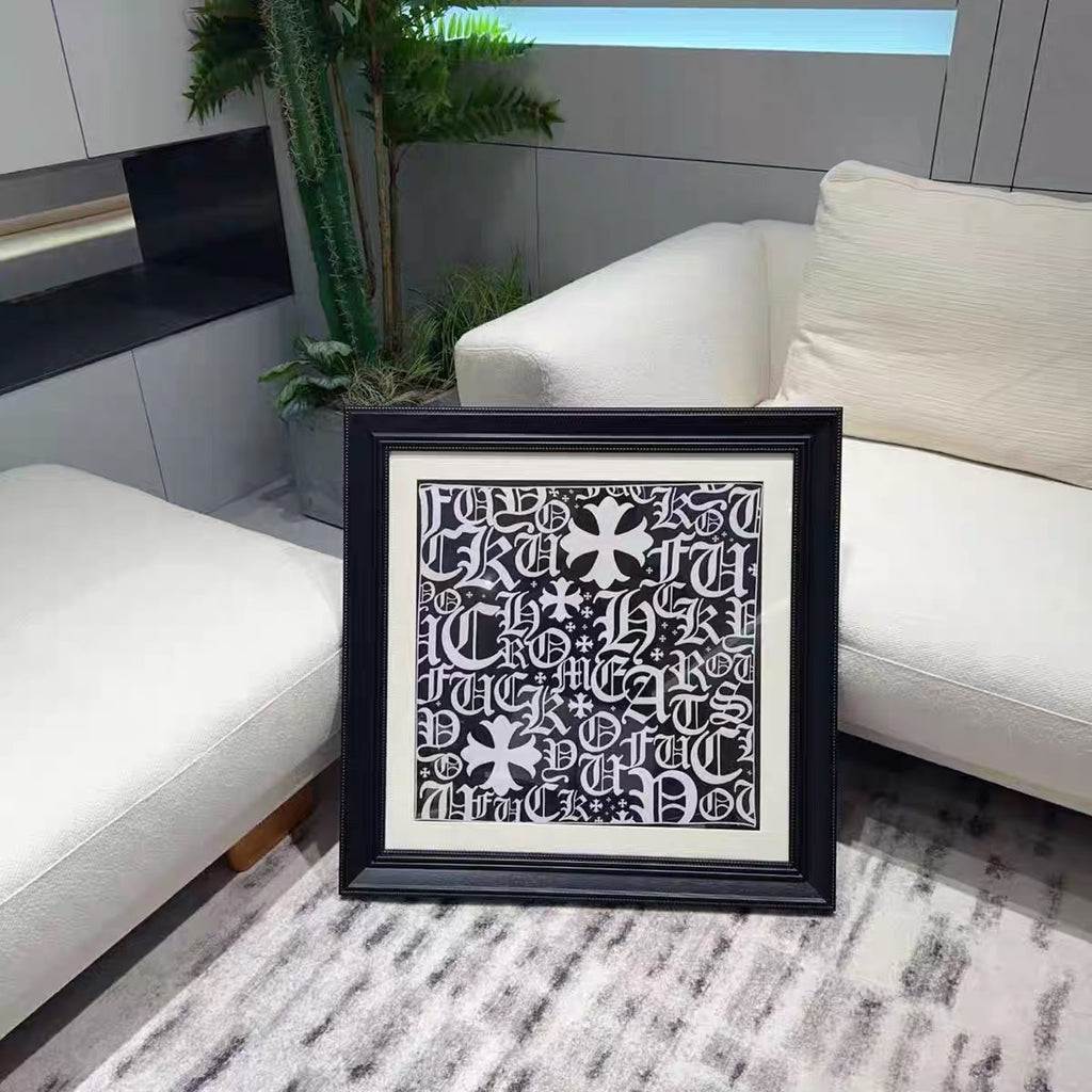 Chrome hearts wall art