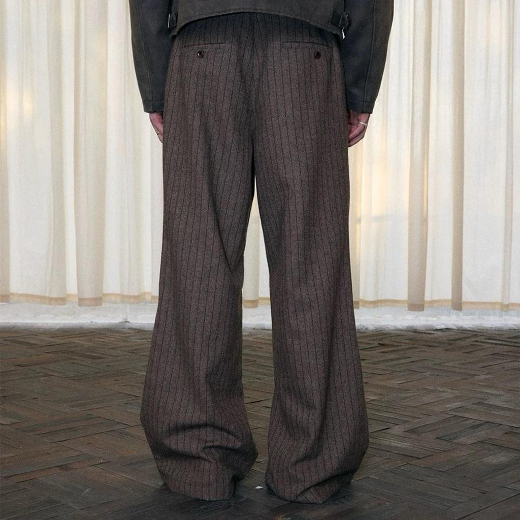 Men's brown grey Trousers