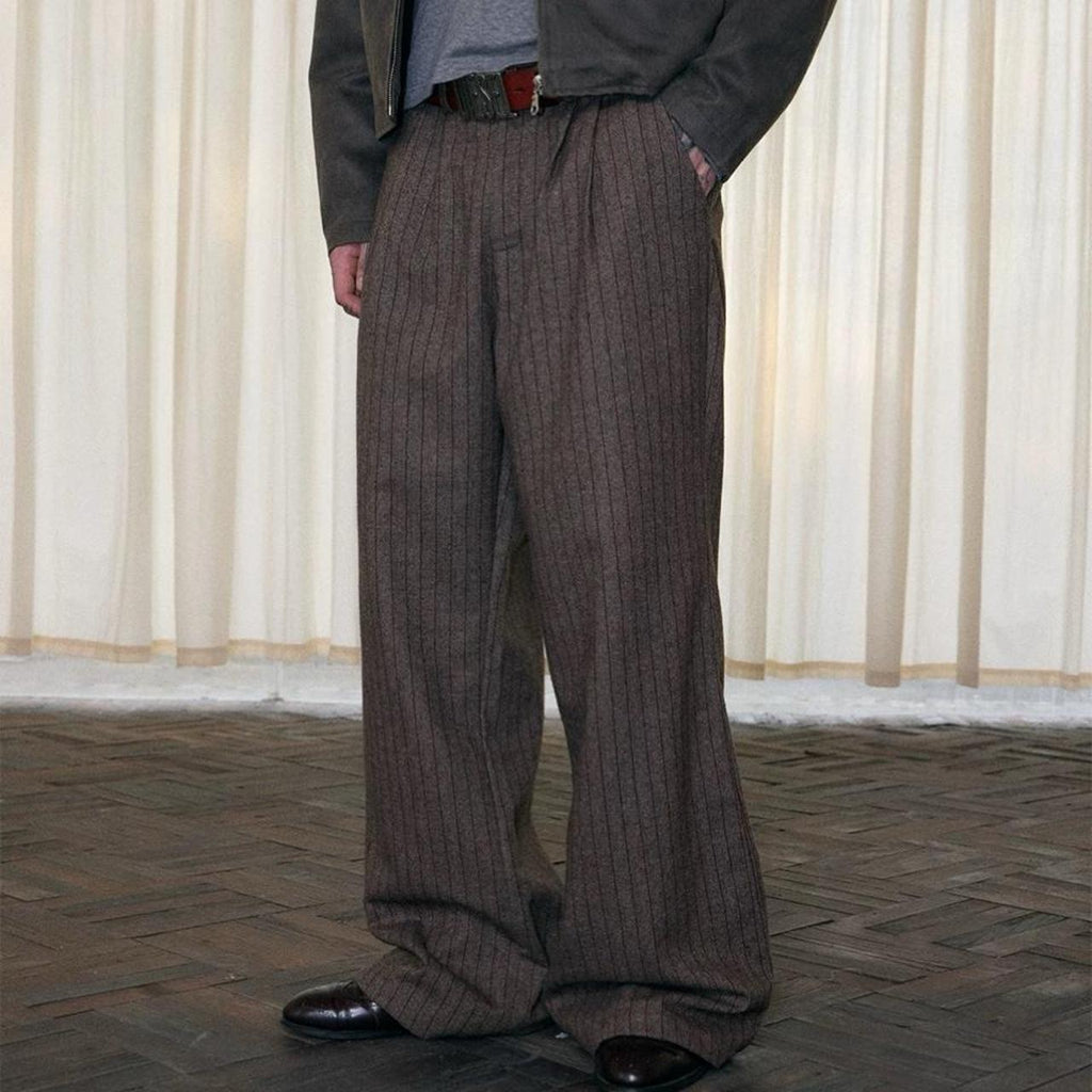 Men's brown grey Trousers