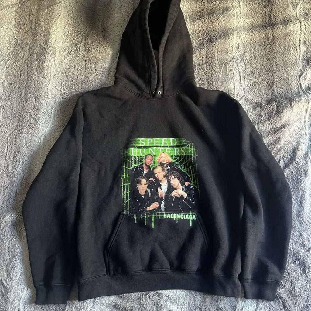 Balenciaga Men's black Hoodies