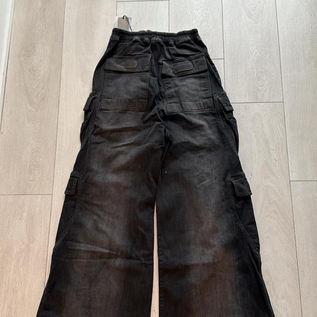 Rick Owens Men's black grey Trousers