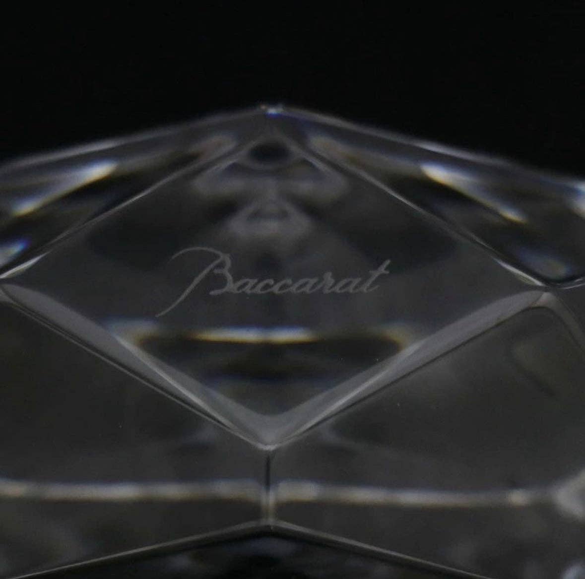 Archive Chrome baccarat glass ash tray