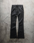 Archive black WAXED LACE UP DENIM