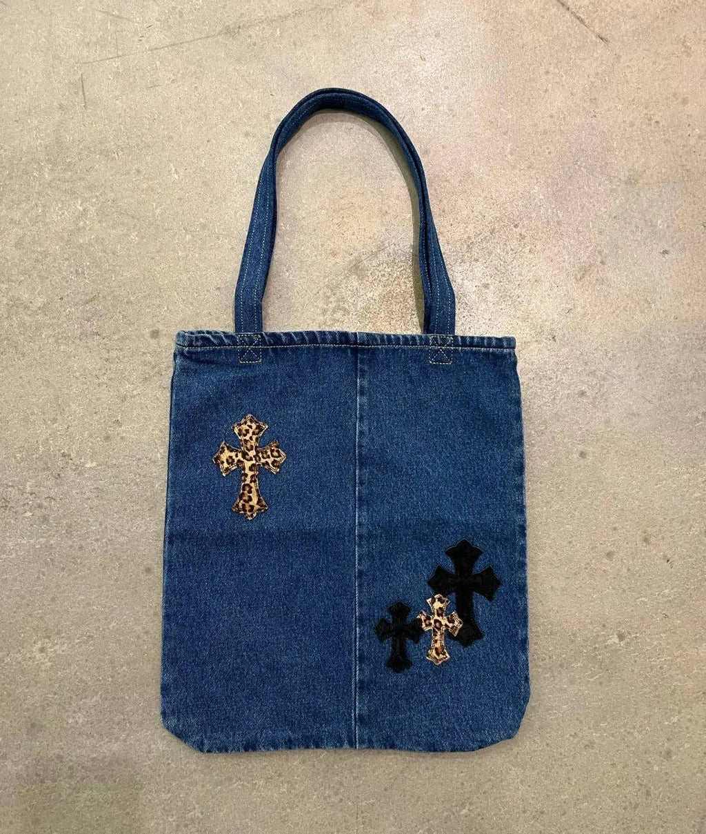 Archive Chrome blue tote bag