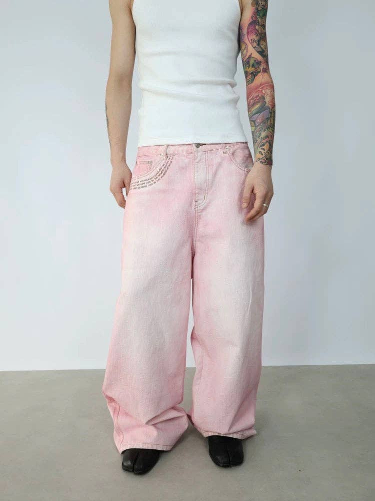 Archival Denim – Light Wash with Distressed Paint Finish