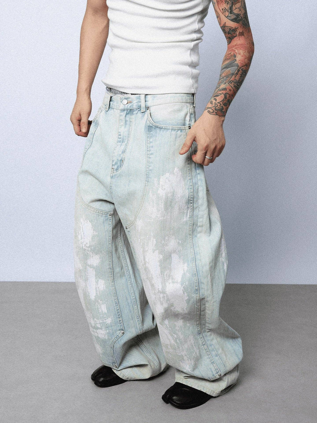 Archival Wide-Leg Carpenter Denim