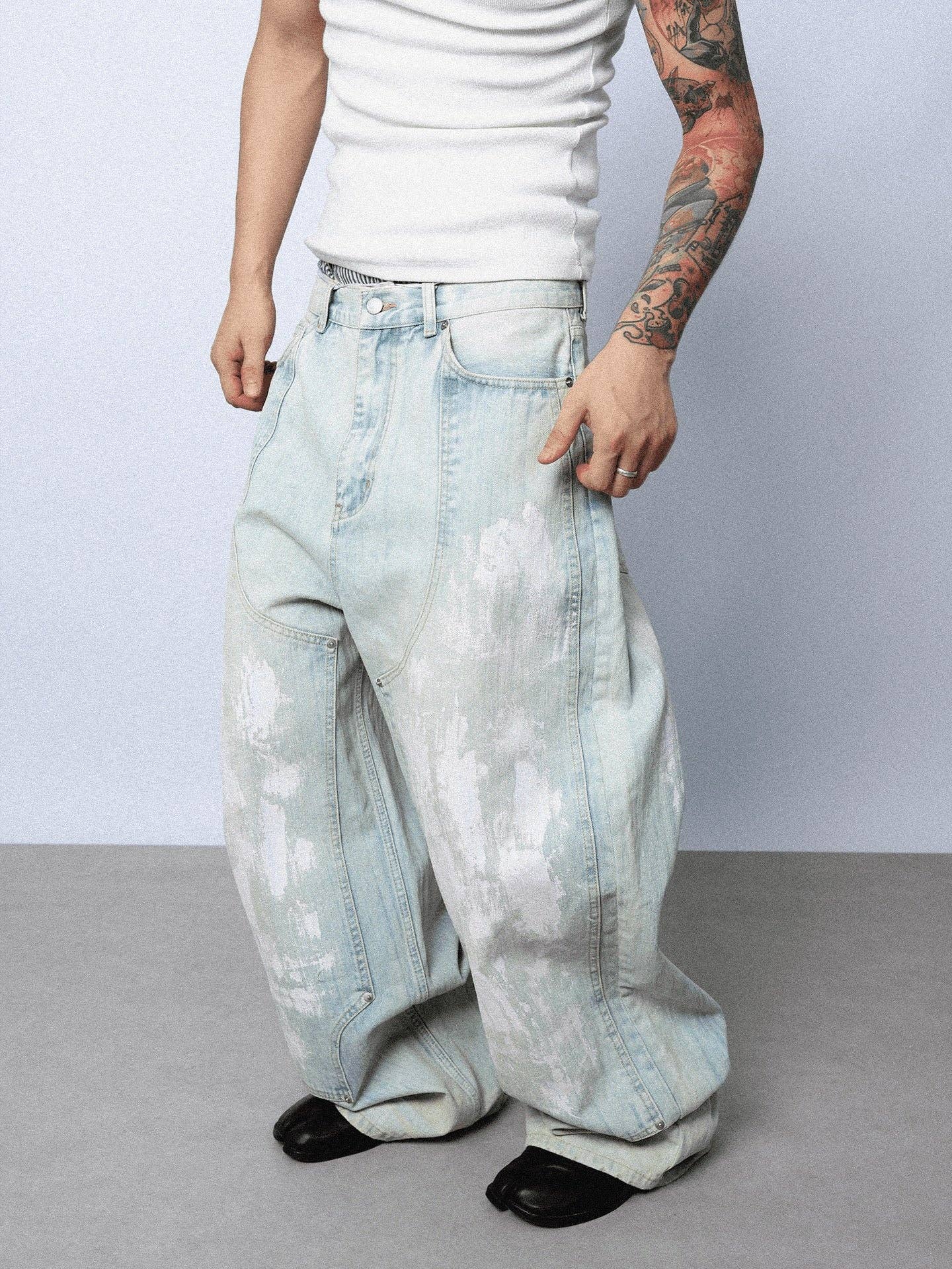 Archival Wide-Leg Carpenter Denim