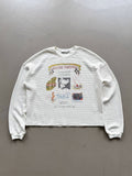 Cream Waffle Knit Long Sleeve
