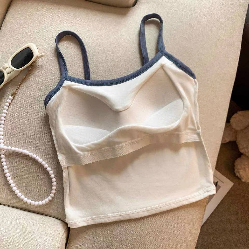 Archive Chrome crop tank top