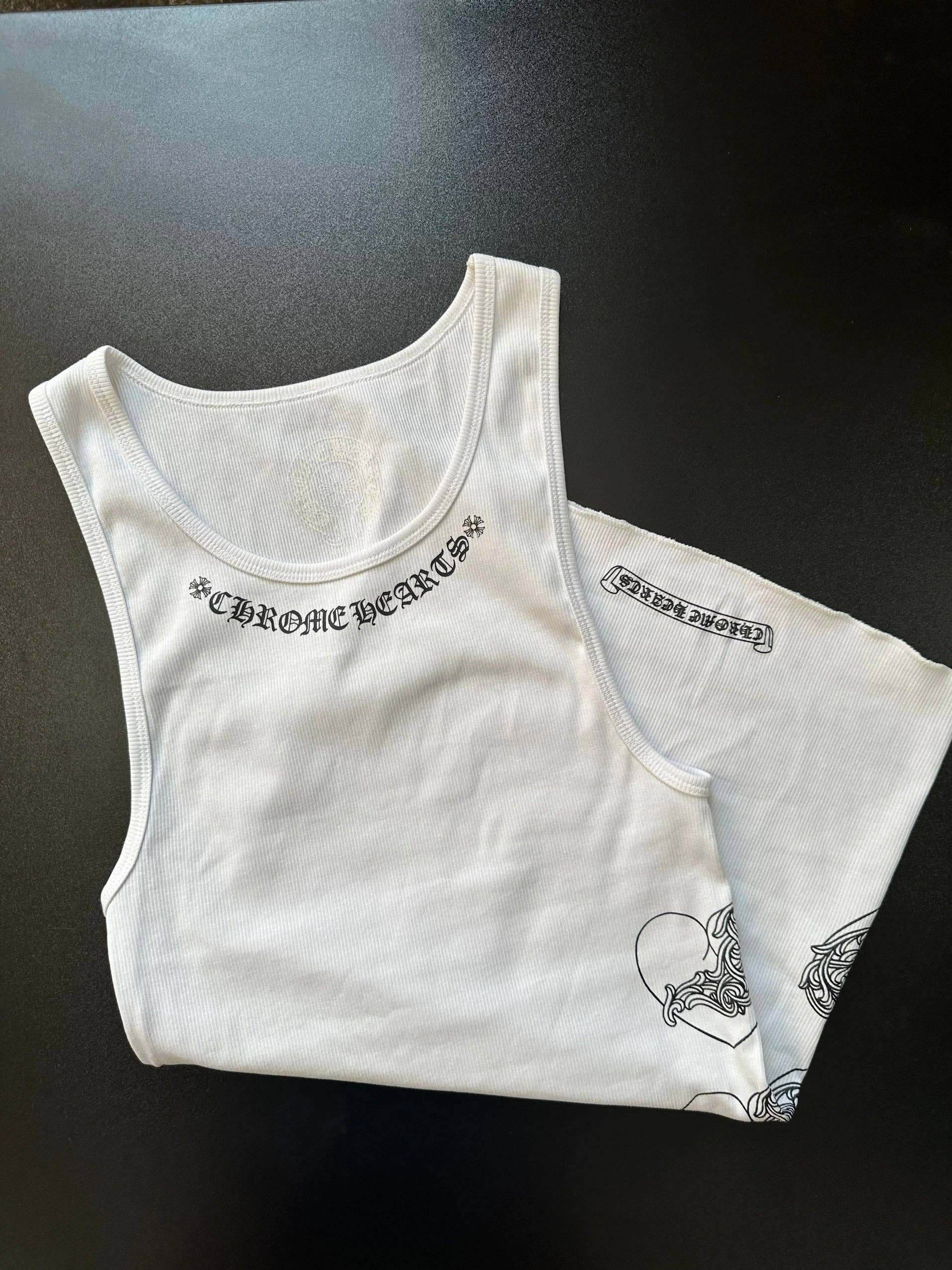 Archive Chrome "love you" tank vest