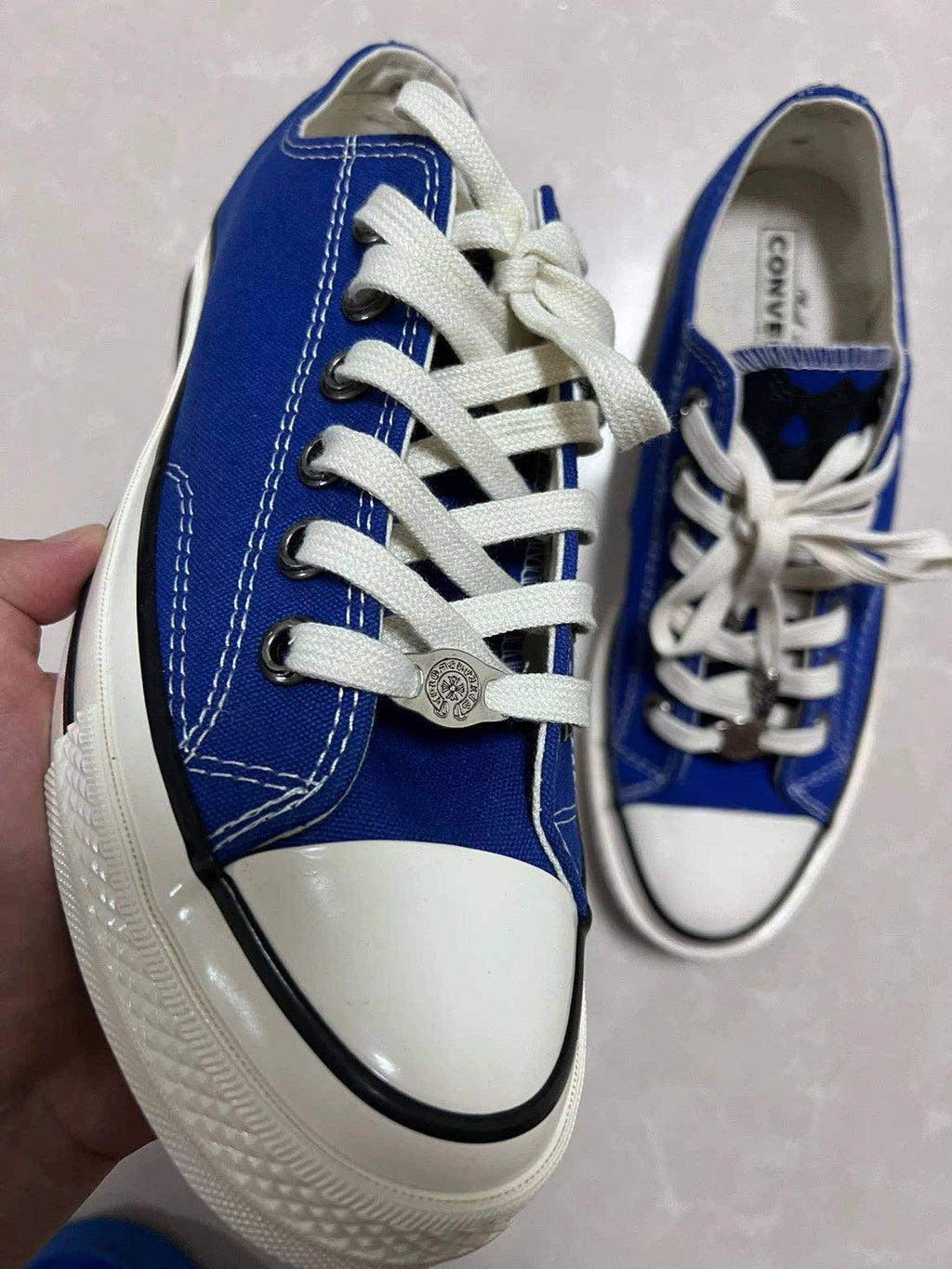 Archive Chrome blue High-Top Sneakers