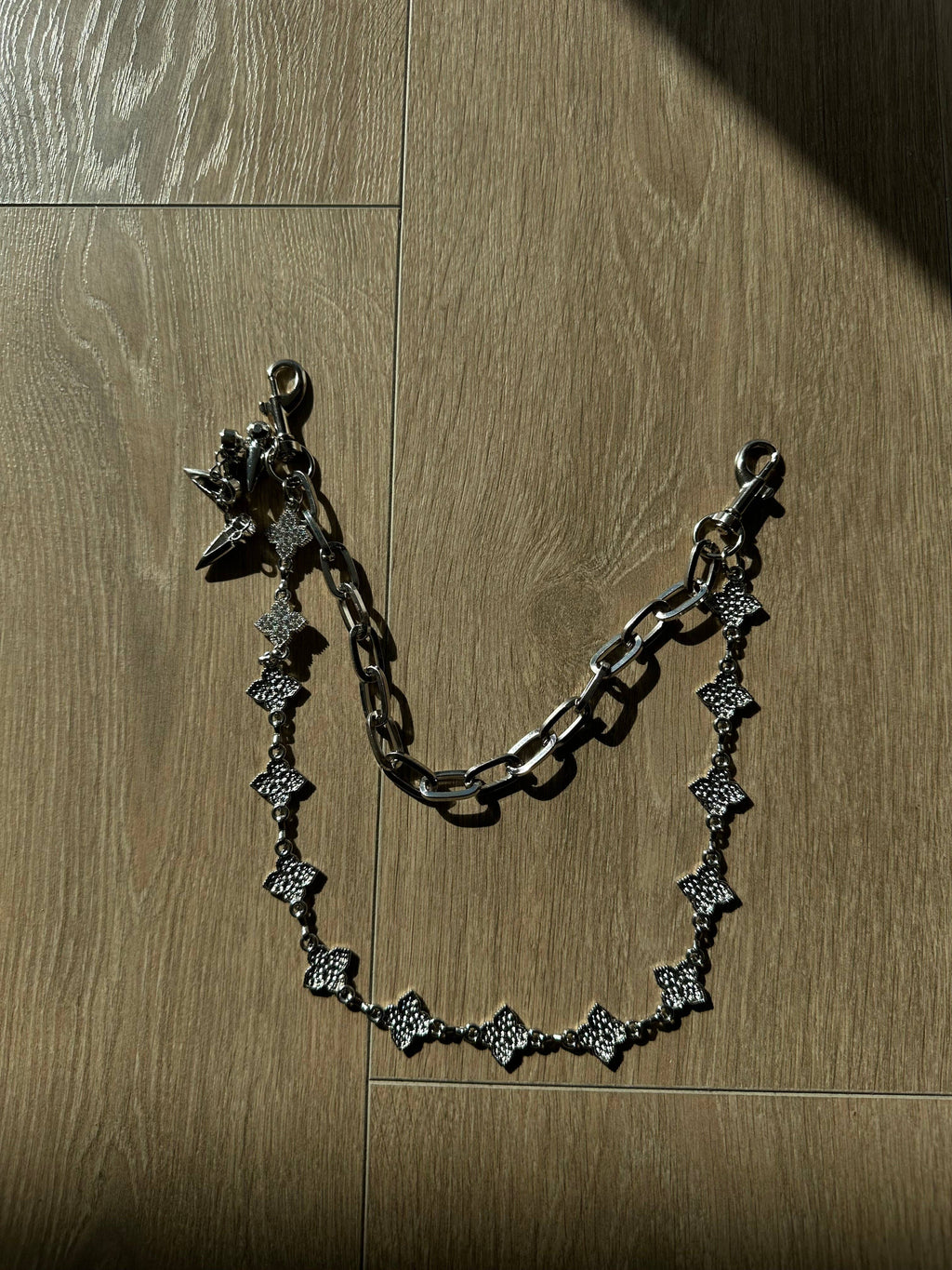 Denim chain accessories