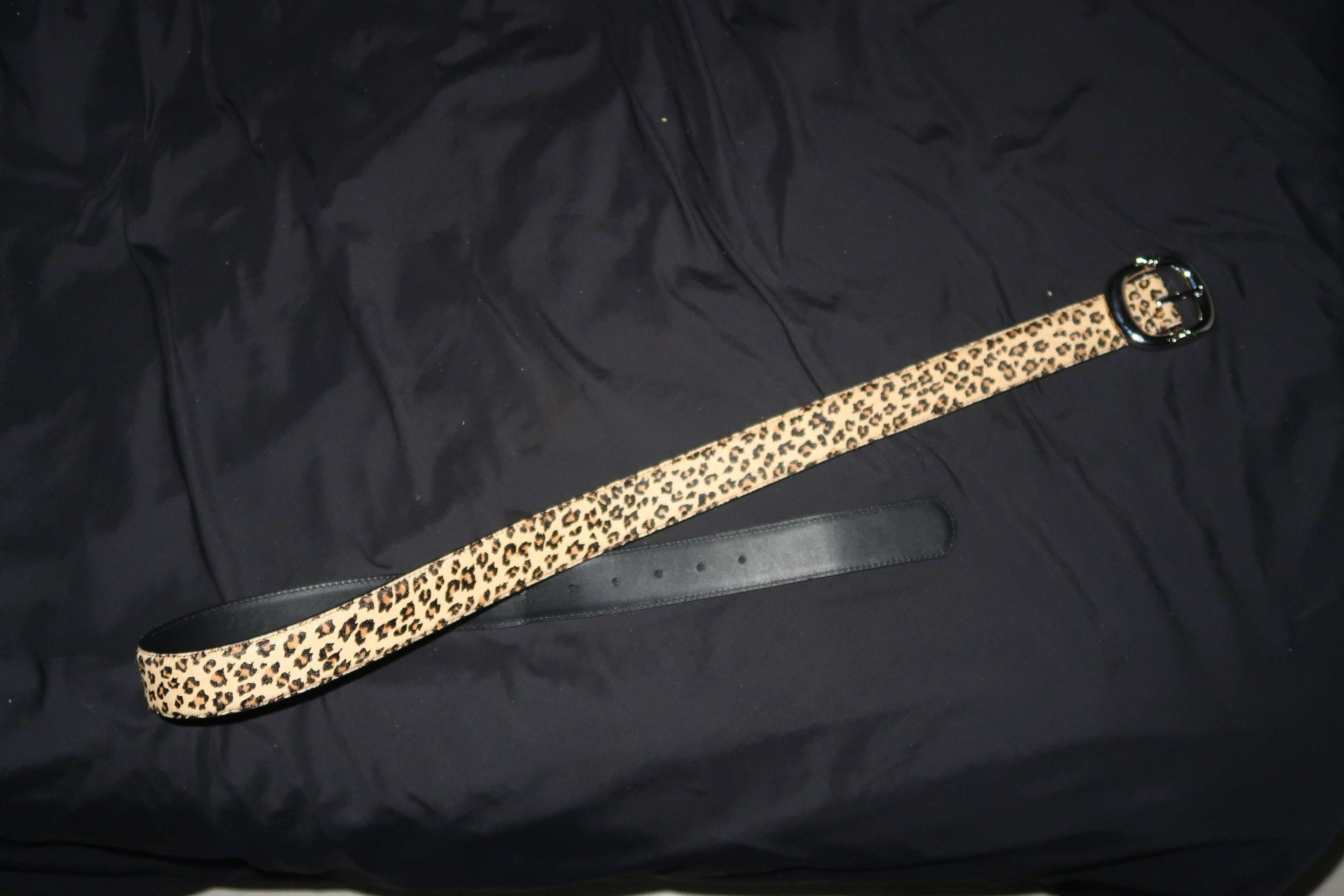 Archive Chrome Leopard belt