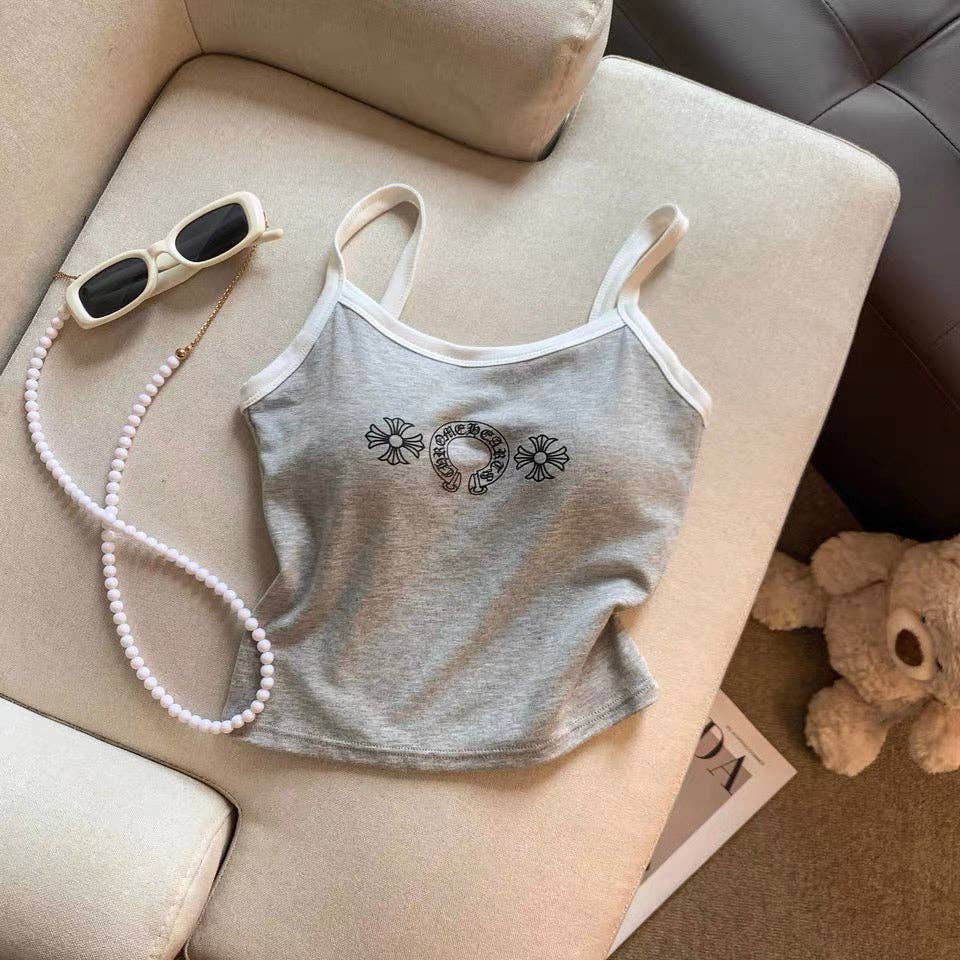 Archive Chrome crop tank top