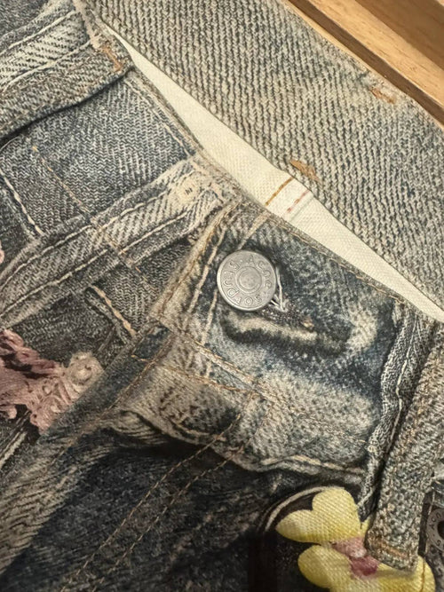 Acne studio 3rd print denim