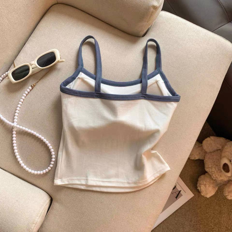 Archive Chrome crop tank top