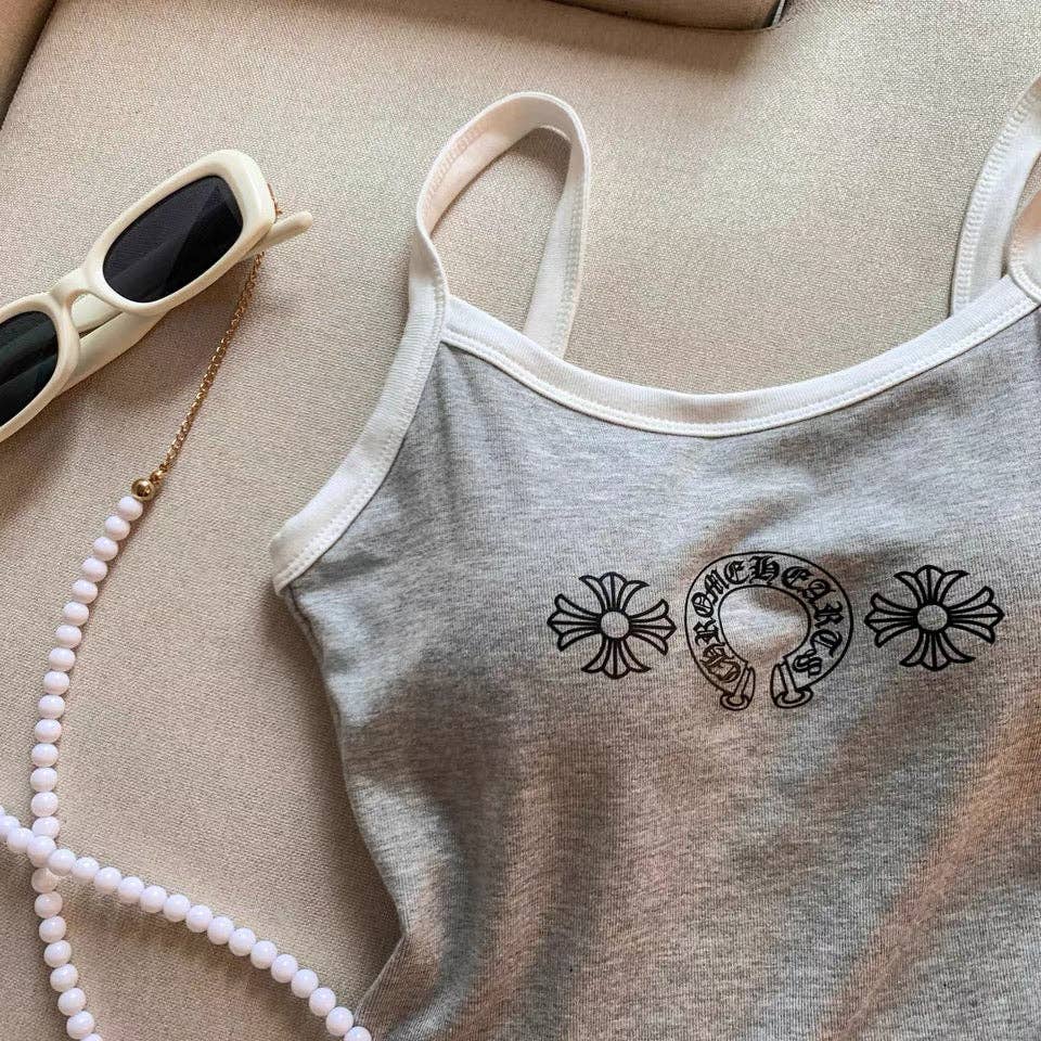 Archive Chrome crop tank top