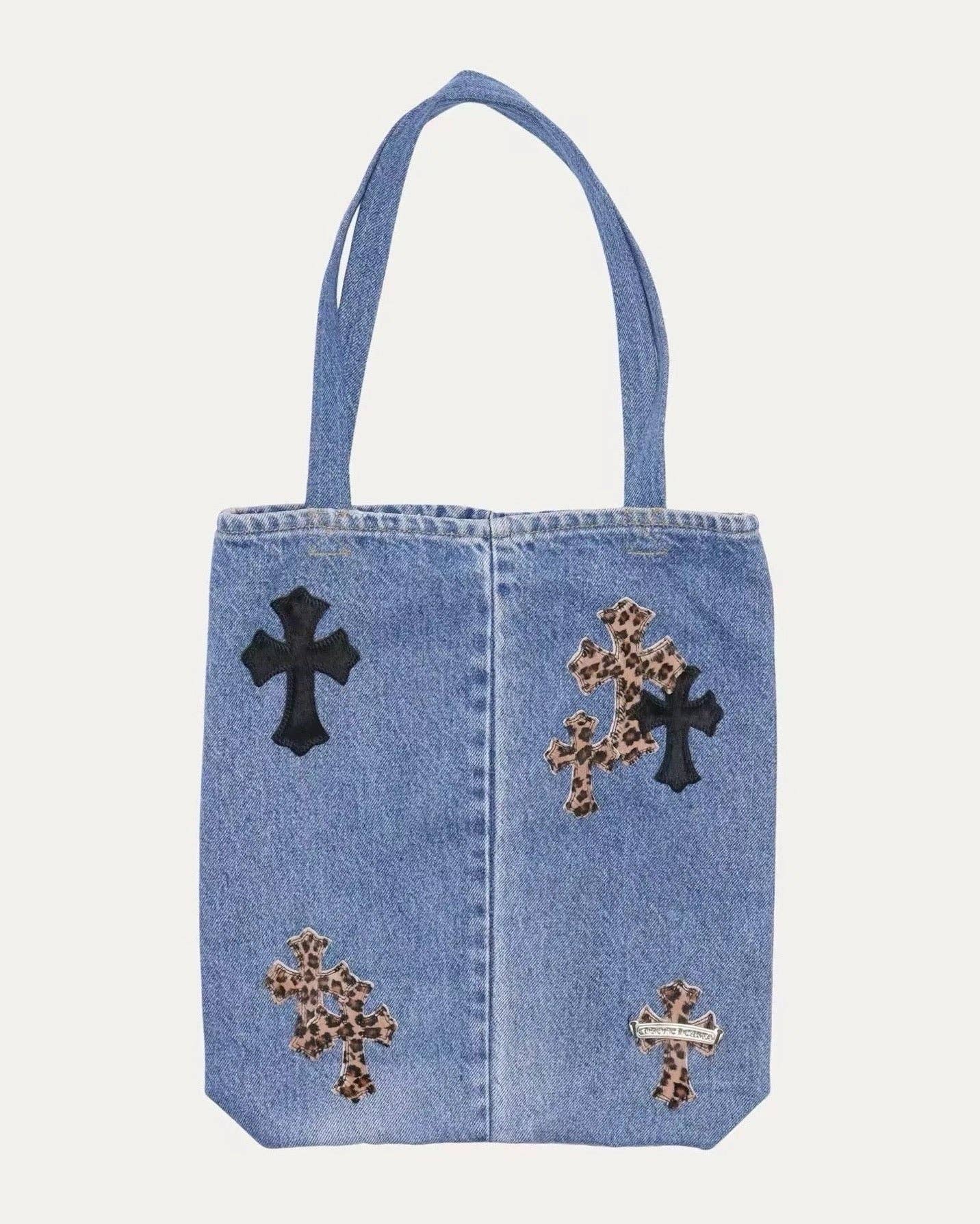 Archive Chrome blue tote bag