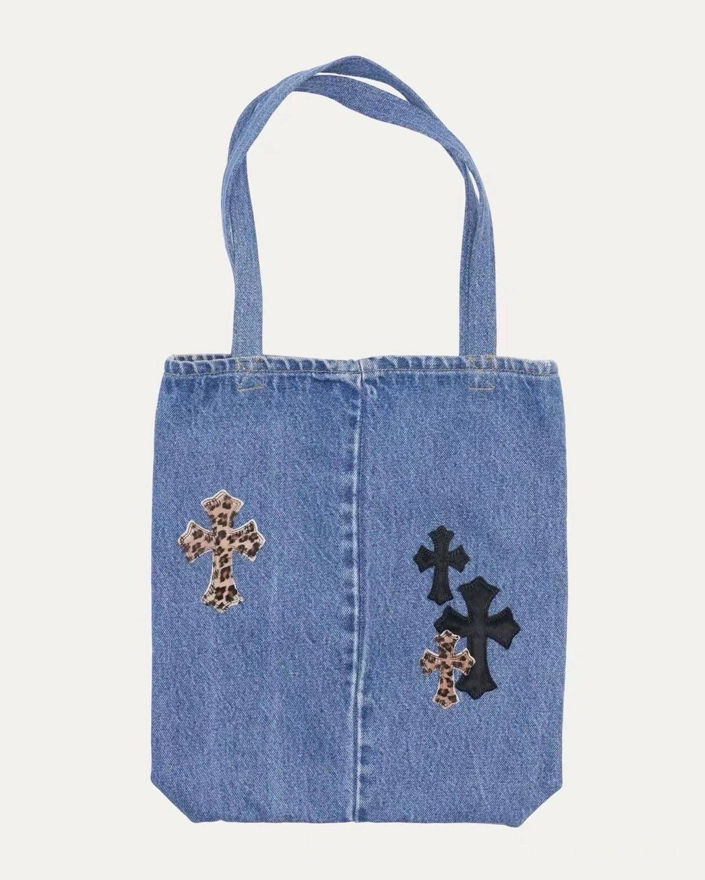 Archive Chrome blue tote bag