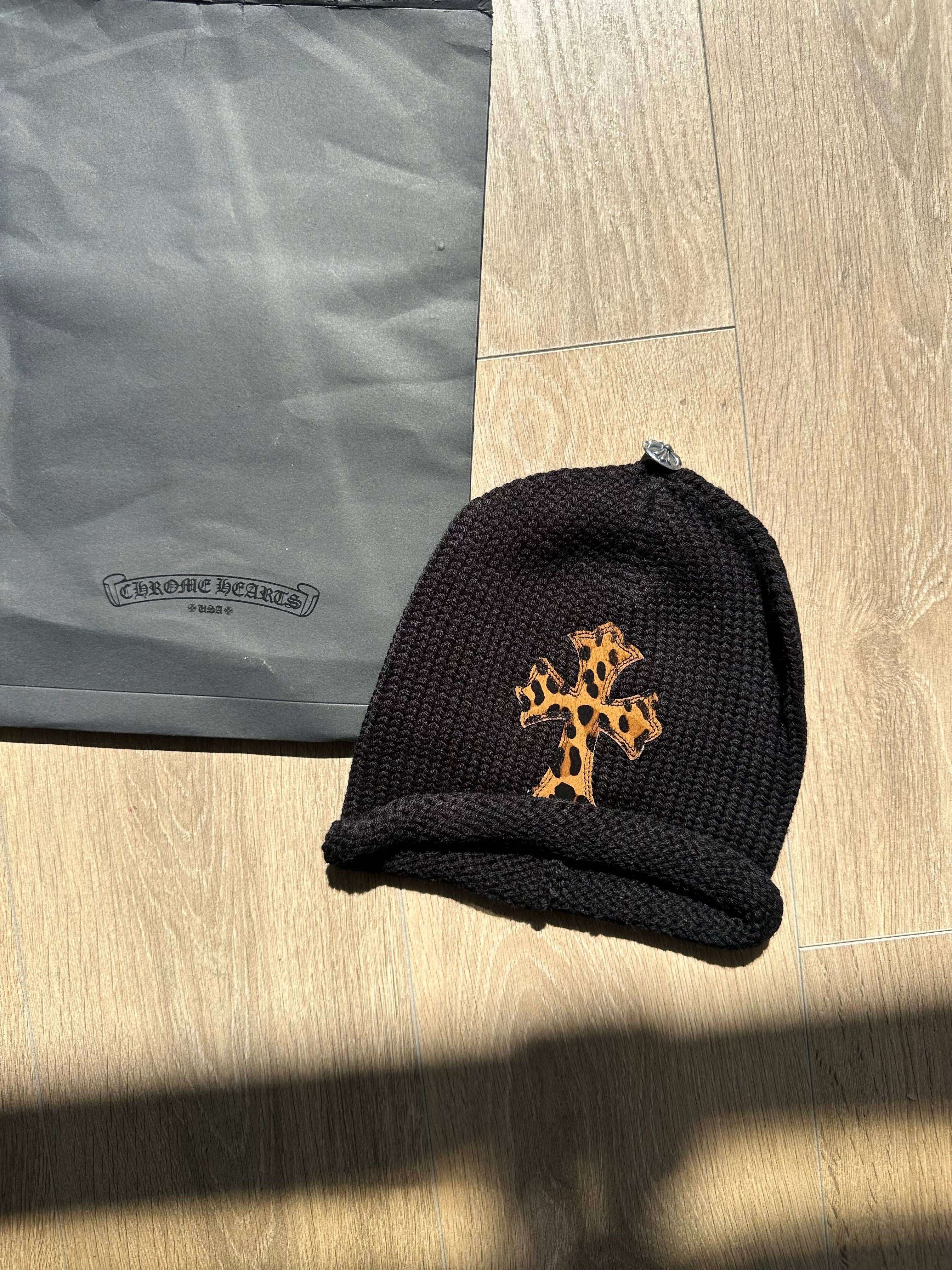 Archive Chrome leopard beanie