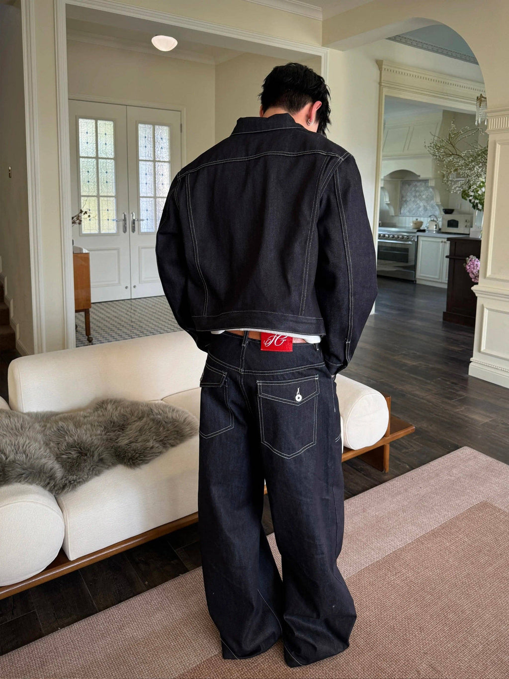 Raw Denim Workwear Jacket