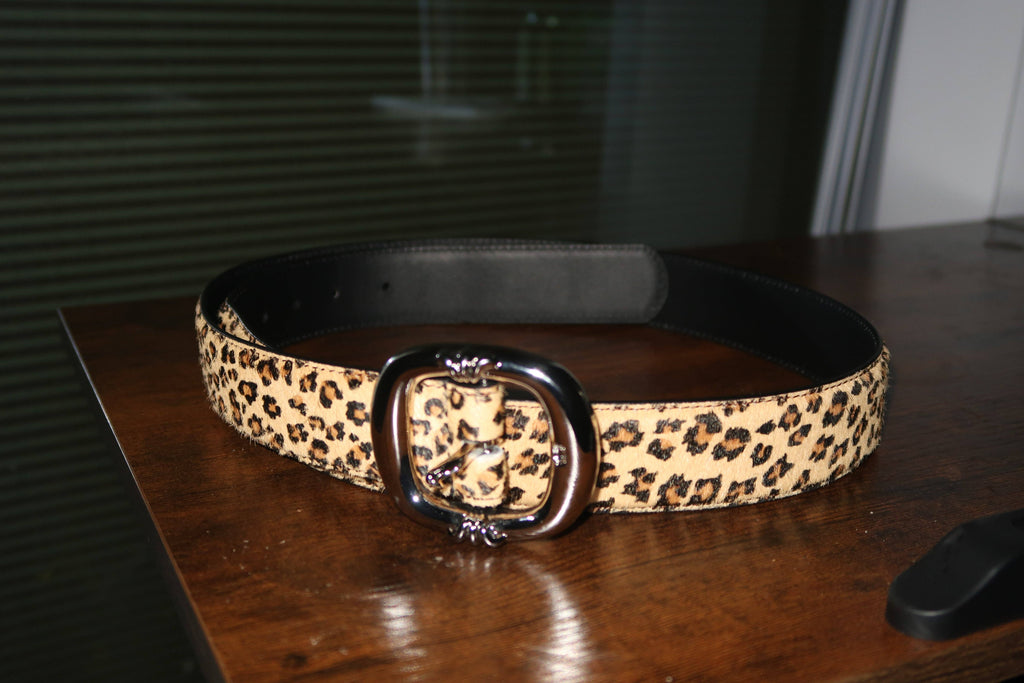 Archive Chrome Leopard belt