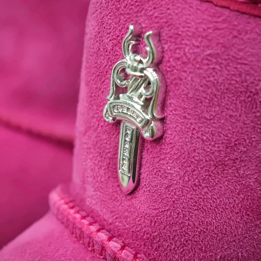 Pink chrome UGG boots with silver charmsVery... - Private property 