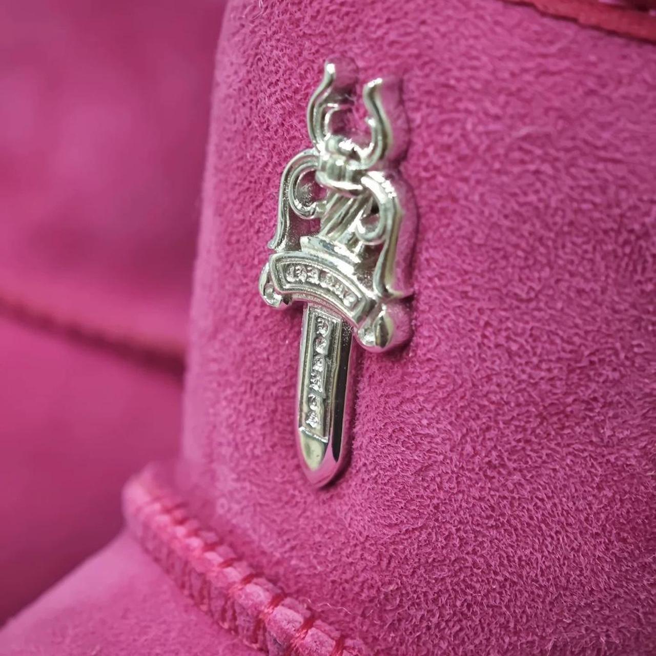 Pink chrome UGG boots with silver charmsVery... - Private property 
