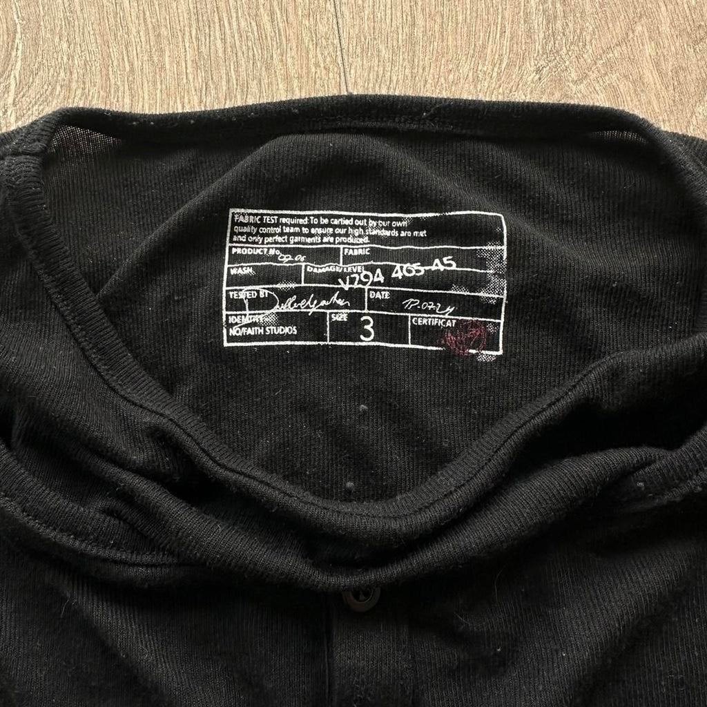 Nofaith Black long sleeve top