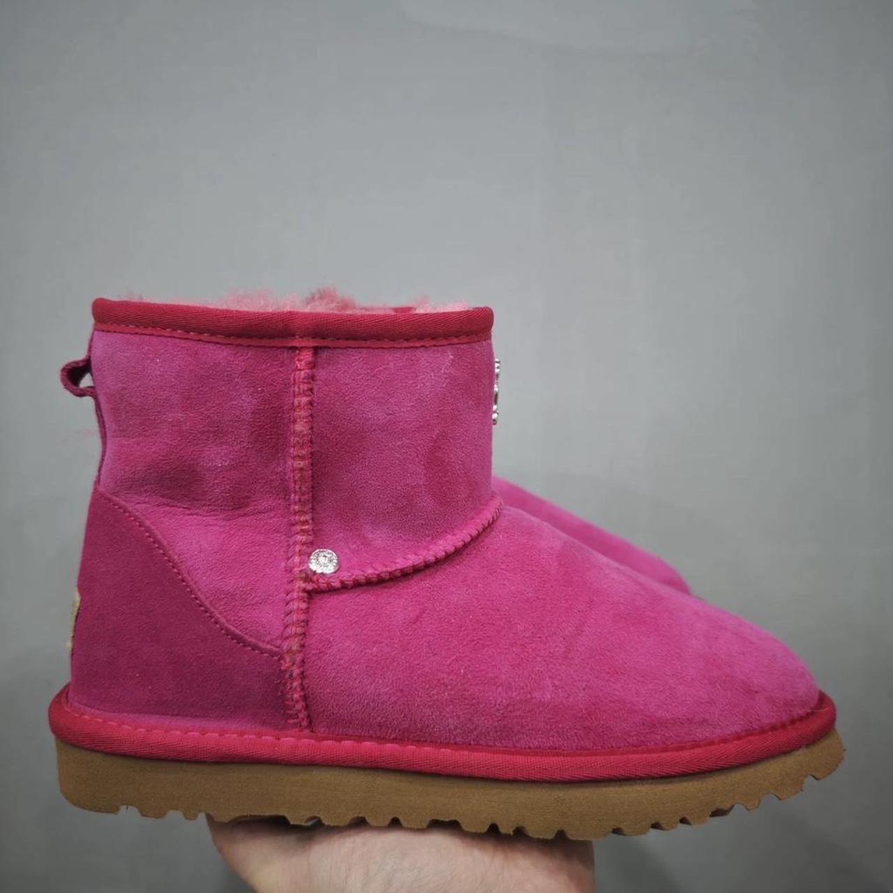 Pink chrome UGG boots with silver charmsVery... - Private property 